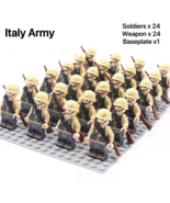 WW2 Military Soldiers Set Building Blocks Mini Action Figures for kids Toy - £18.96 GBP