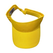 Alleson Athletics Vintage adjustable bright yellow y2k gorp unisex sun v... - $18.49