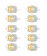 10 Fuel Gas Filters, High Flow 6.5mm 1/4&quot; Motorcycle ATV Scooter Dirt Bike - $170.11 MXN