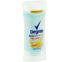 Degree Women Antiperspirant Deodorant Stick Fresh Energy 2.6 oz (Pack of 4) - £36.76 GBP