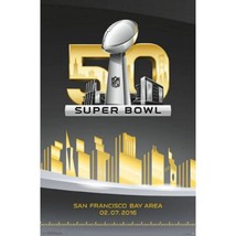 NFL Super Bowl 50 San Francisco Bay Area Official Poster by Trends Inter... - $17.90