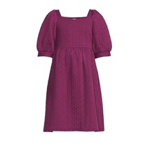 Wonder Nation Girls Babydoll Pullover Purple Plum Dress, Size 18 NWT - £11.18 GBP