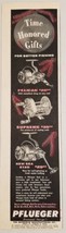 1955 Print Ad Pflueger Fishing Reels New Sea Star,Supreme,Pelican Akron,... - $10.27