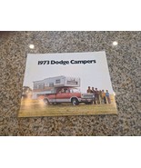 1973 Dodge Campers Sales Brochure Motor Homes Pickups Sportsman Club Cab... - $4.94