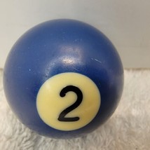 Miniature Pool Ball Small Billiards 1-1/2&quot; Pocket Size SINGLE 2 BALL BLU... - £5.53 GBP