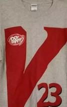 Dr Pepper V Logo Adult Size (XL)  23 Flavors Gray T-Shirt - $68.64