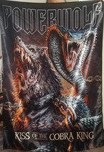 Powerwolf Kiss Of The Cobra King Flag Cloth Poster Banner Cd Power Metal - £15.73 GBP
