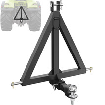 VEVOR 3 Point Hitch Receiver 25&quot;x24&quot; Tractor Receiver Hitch 2&quot; for Category 1 - £117.49 GBP