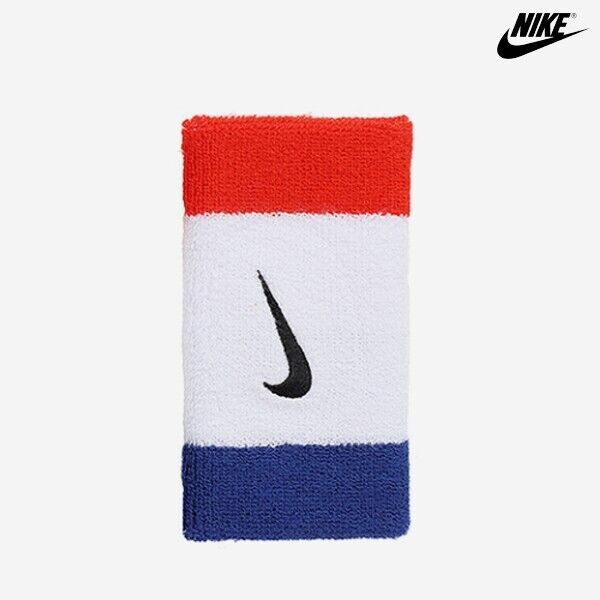 Nike Tennis Swoosh Wristband Sports Double Wide L Band 1pc NWT AC2287-620 - $29.90
