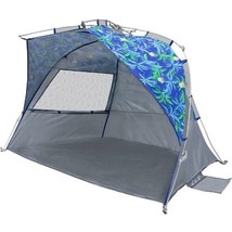 Hurley Easy One Pull Set Up Beach Tent Sun Shade Outdoor Camping Blue Canopy - £67.46 GBP