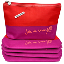 5x Lancôme Joie de Vivre Cosmetic Makeup Bags Purse Organizer - $15.82