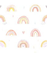 Unigoos Watercolor Rainbow Peel And Stick Wallpaper Cute Removable Wall ... - £28.14 GBP