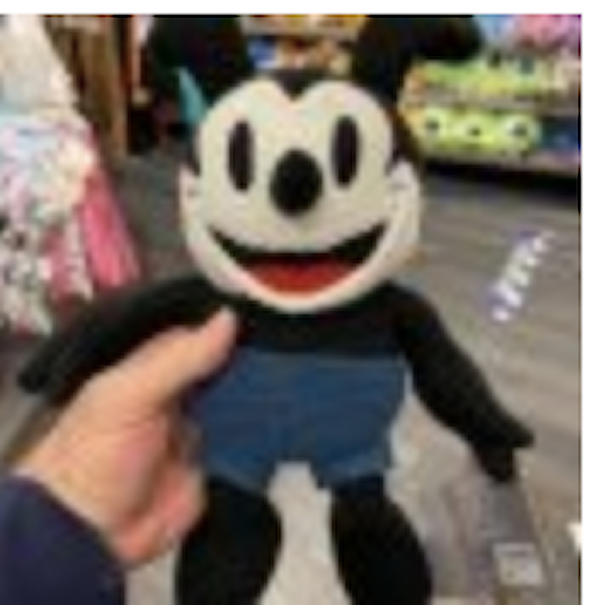 Primary image for Disney Parks Oswald the Lucky Rabbit Knit Plush Doll NEW