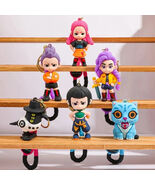 Kpop Demon Hunters Keychain Figure Rumi Zoey Mira Derpy PVC Mini Dolls - $126.47 MXN+
