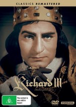 Richard III DVD | Laurence Olivier 1955 Classic | Region 4 - $11.73