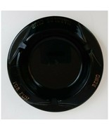 Vintage Harold&#39;s Club For Fun Reno Nevada Casino Black Glass Ashtray - $9.89