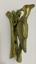 Handmade Woodpecker Brass Door Knocker ( Colour-Green Antique )UK SELLER... - $27.04