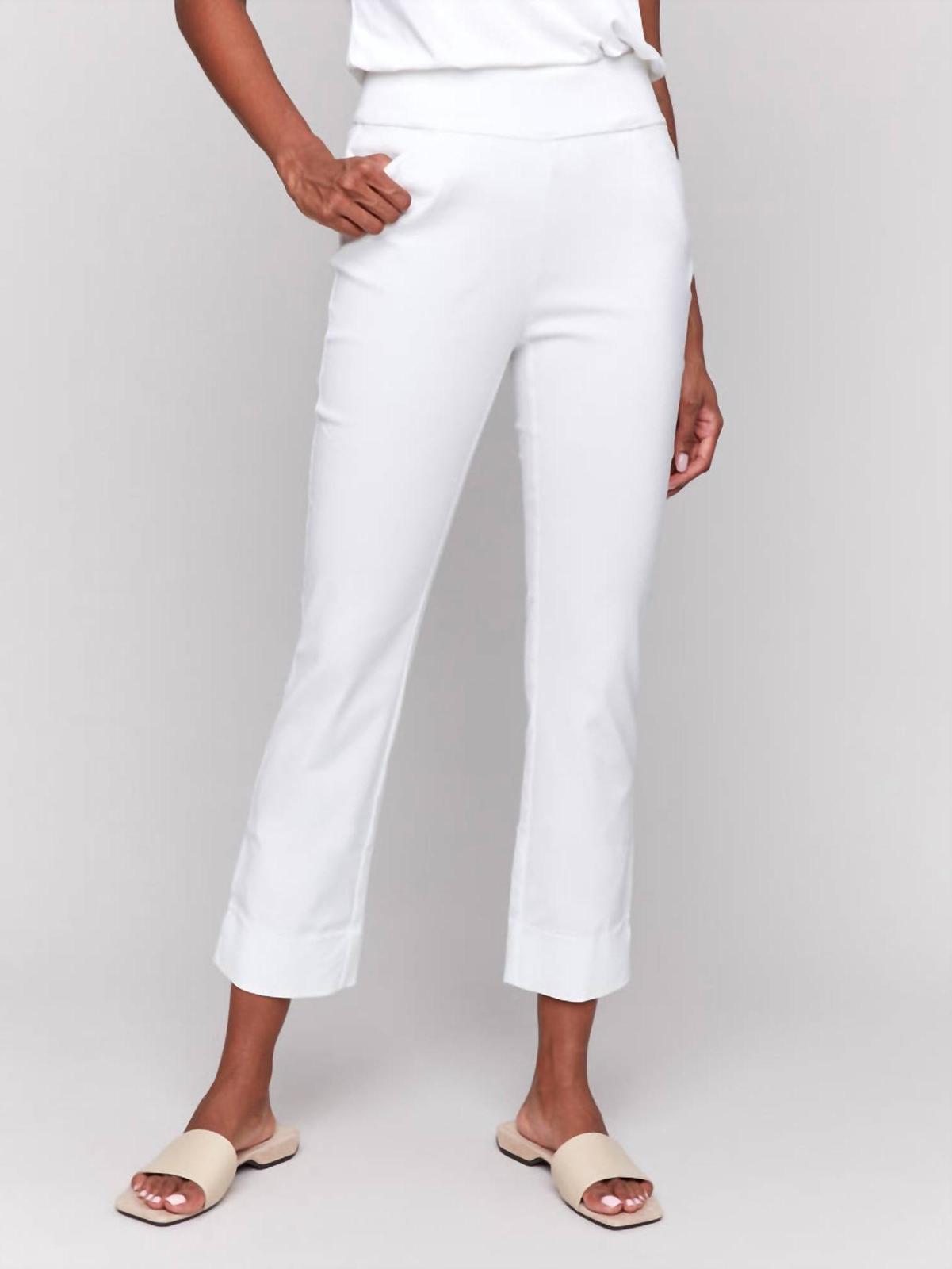 Charlie B Capri Pants With Hem Slit Size 2 - $50.49