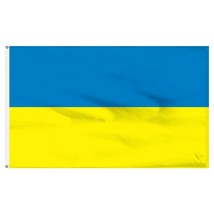 3X5 Ukraine Flag 3&#39;X5&#39; Ukrainian House Banner Brass Grommets - £7.94 GBP