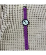 Authentic Disney Parks Mickey Mouse Womens Purp Watch with Silicone Rubb... - $14.00