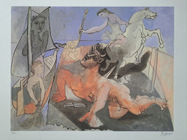 Pablo Picasso Signed - Minotaur - Certificate SPADEM Paris - $129.00