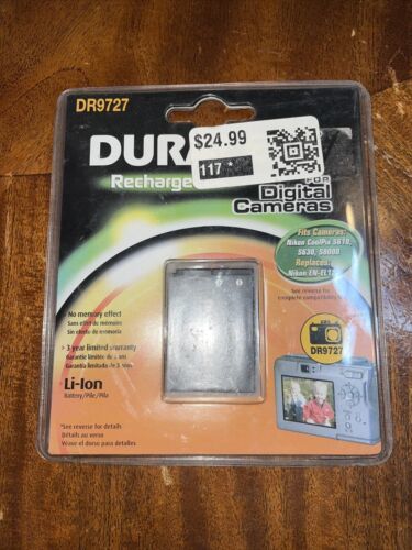Duracell DR9727 Li-Ion Digital Camera Battery In Stock - $23.76