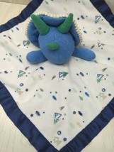 Cloud Island plush triceratops dinosaur blue lovey baby security blanket... - £5.41 GBP