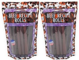 Trader Joe&#39;s Natural Gourmet Beef Recipe Rolls Dog Treat (Pack of 2) - $24.49