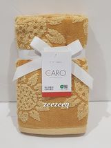 Caro Home 2 FINGERTIP Towel Set Sunflower Autumn Fall 100% Cotton - £21.32 GBP