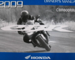 2009 Honda Cbr600rr/A Opérateurs Propriétaires Propriétaire Manuel Usine... - $15.16