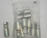 Titan 06 HC21 Female Swivel Hose Fittings Silver Stainless Steel Lot Of 10 - £39.65 GBP