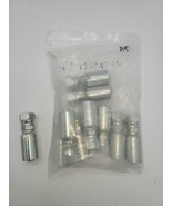 Titan 06 HC21 Female Swivel Hose Fittings Silver Stainless Steel Lot Of 10 - $939.88 MXN