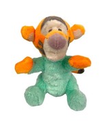 Disney Parks Baby Tigger Plush Rattle Chime 9&quot; Stuffed Animal Toy Sewn Eyes - £15.49 GBP