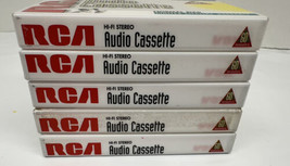 VTG RCA Hi Fi Stero 60M Audio Cassette Lot Of 5  - $9.85