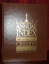 Annual Index To Motion Picture Credits 1995 First Edition Hardcover Leatherette - £31.72 GBP