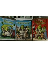 SHREK DVD Lot~1, 2, 3~Four Discs~Special Edition~WS~Third~Dreamworks CGI... - $18.51 CAD