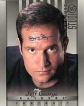 An item in the Sports Mem, Cards & Fan Shop category: Jeff George Signed Autographed Donruss Studio 8x10 Photo - Oakland Raiders