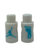 Air Jordan 6 Sneaker Lace Locks (White/ UNC) grape laney infrared st - £9.95 GBP