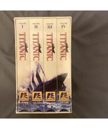 Titanic 4 Volume VHS Set A&amp;E Video Factory Sealed NIB New In Box 1994 - $13.52 CAD