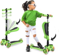 Hurtle Hurfs56 Offers The 3 Wheeled Scooter For Kids - Stand And Cruise - £46.76 GBP