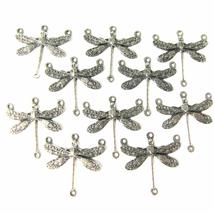 EleganceWithFlair -10- SMALL SIZE Antique Silver Tone Brass jewelry metal findin - £5.39 GBP