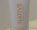 Native Sweet Peach and Nectar Mineral Sunscreen with Oxide SPF 30 5 oz - $9.05