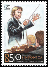 Uruguay. 2016. The 85th Anniversary of The OSSODRE Orchestra (MNH OG) Stamp - $1.69