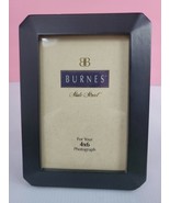 Burnes Black Wood 4x6 Picture Frame #24 - £6.25 GBP