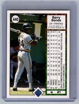 1989 Upper Deck #440 Barry Bonds Card Pirates Giants Baseball Cards - $1.28