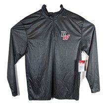 RW 1/4 Zip Mens Large Athletic Shirt Long Sleeve Gray - $13.86