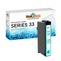 Cyan 33XL (Series 31 32 33) Extra HY Ink (331-7378 / 331-7381) for Dell ... - $19.99