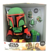 Star Wars Boba Fett Bounty Plush with Rocket Launching Feature 12” Tall Figure - $17.10