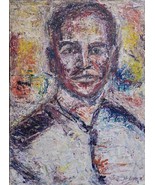 Original James Ryder Murphy PORTRAIT Abstract Acrylic Painting on Canvas - €340,32 EUR