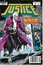 Justice Comic Book #27 Marvel Comics 1989 VERY FINE - £1.79 GBP